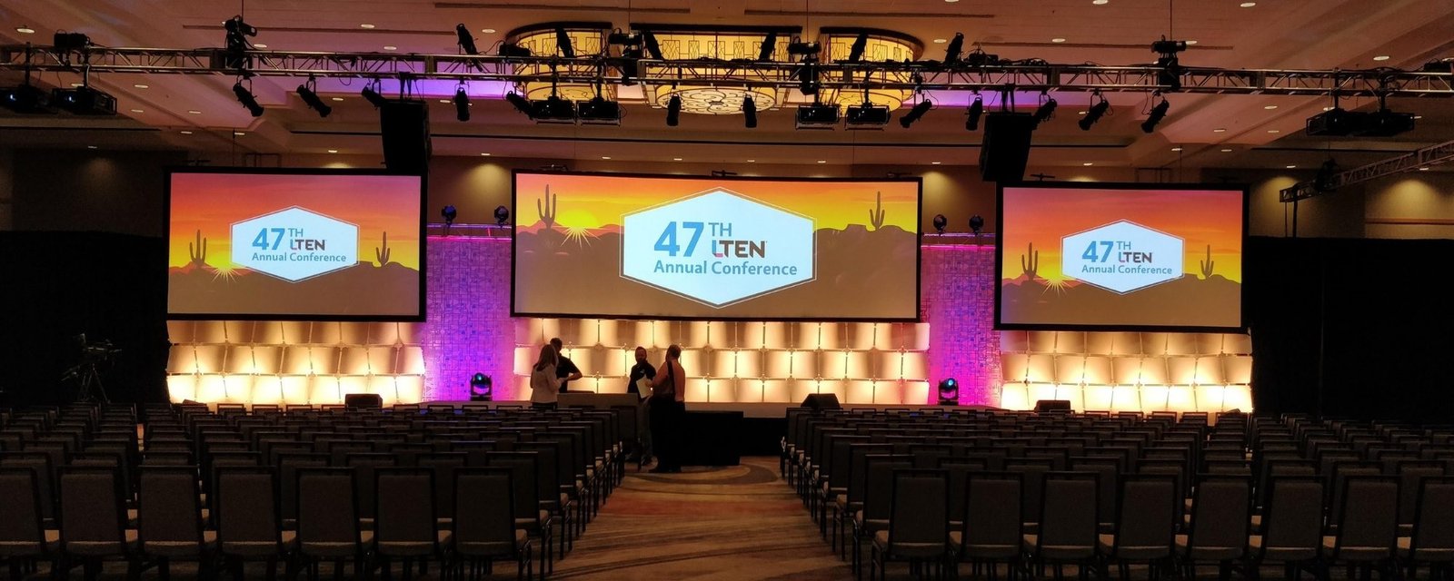 Professional stage design corporate event